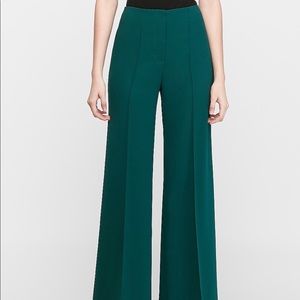 Express High waisted seamed wide leg pant